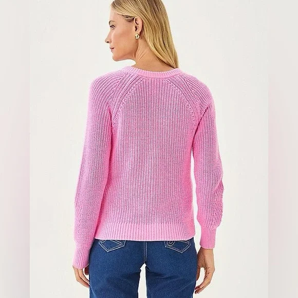 Lilly Pulitzer Bristow Cardigan Size Small Pink Bliss NEW - Picture 3 of 4